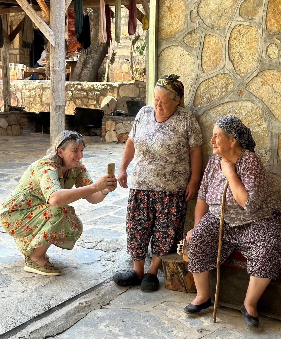 Annie loves the village life in Bodrum