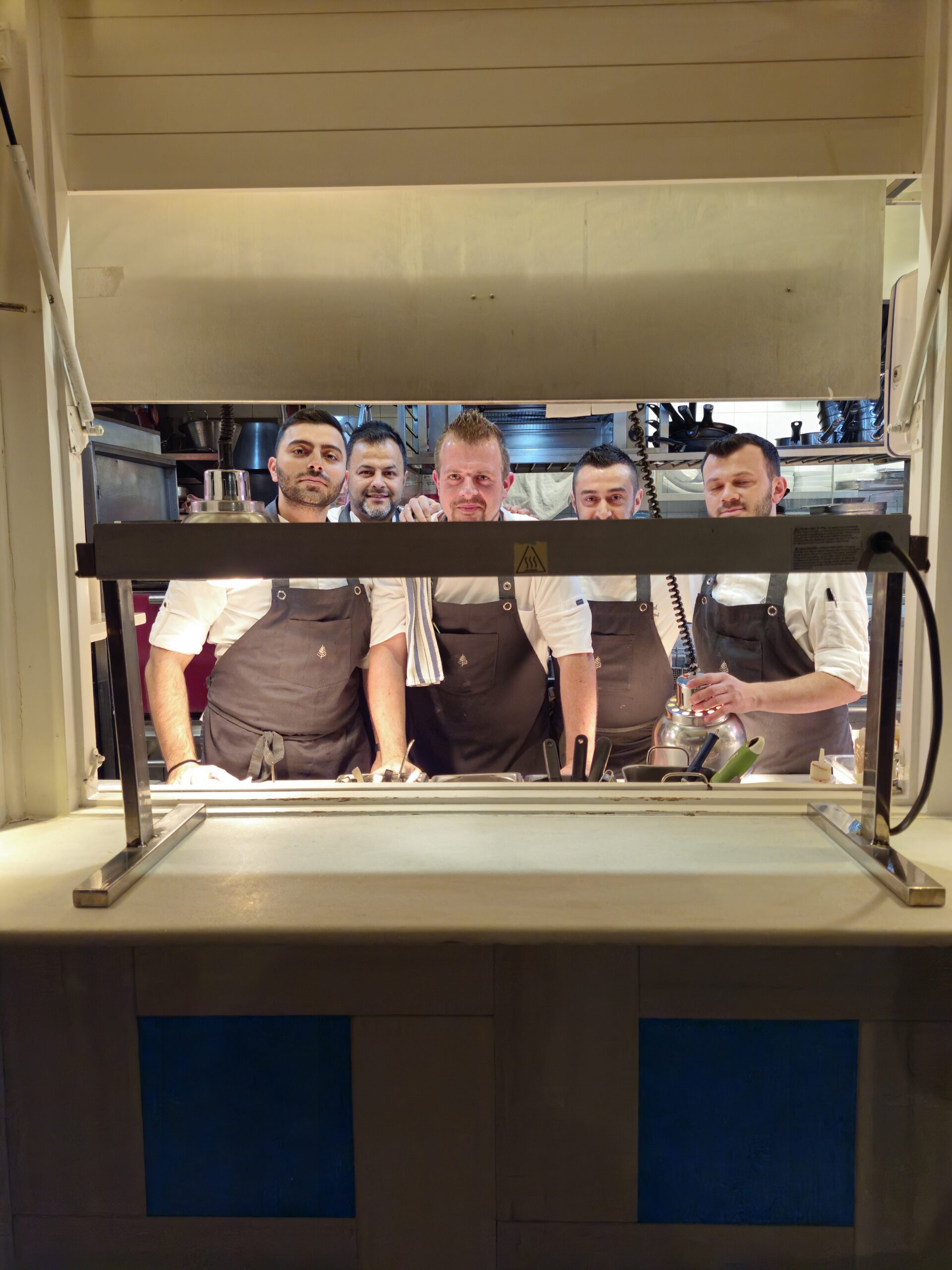 The kitchen crew at Four Seasons at the Bosphorus